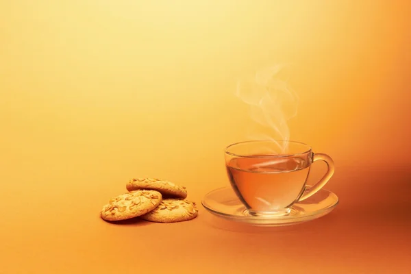 Tazza di tè caldo — Foto Stock
