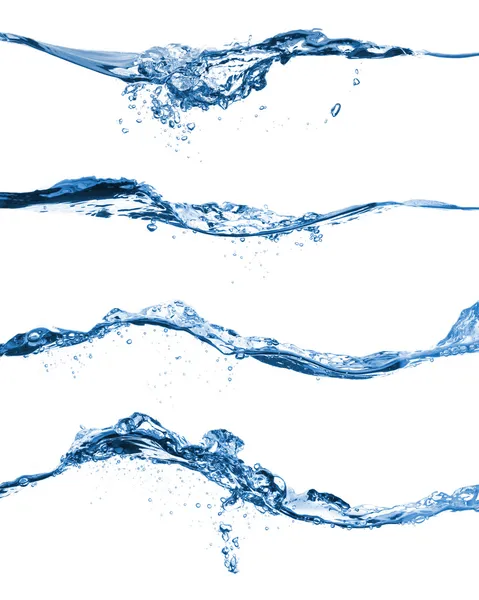 Set of water splashing — Stock Photo, Image