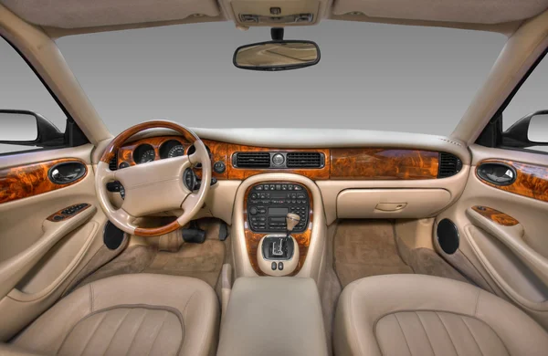 View of the interior of a modern automobile — Stock Photo, Image