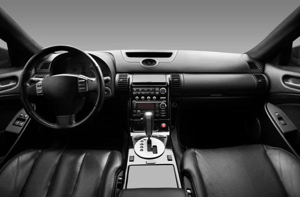 Vista do interior de um automóvel moderno — Fotografia de Stock
