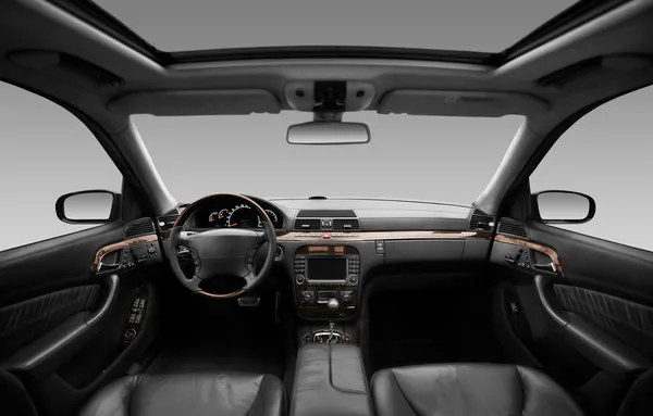 Vue de l'intérieur d'une automobile moderne — Photo