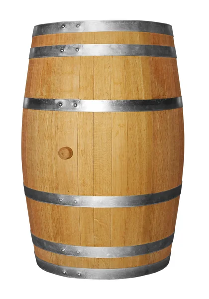 白い木製の樽 — ストック写真