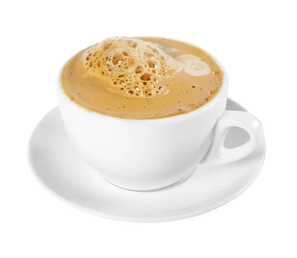 Tazza Caffè Isolato Sfondo Bianco — Foto Stock