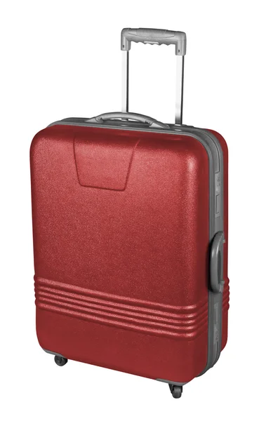 白い背景に隔離されたスーツケース — ストック写真