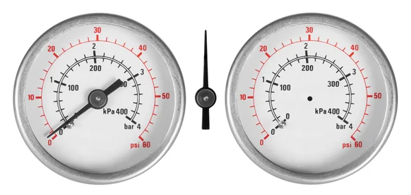 圧力計のセット — ストック写真