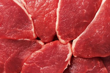 Piece of fresh raw meat clipart