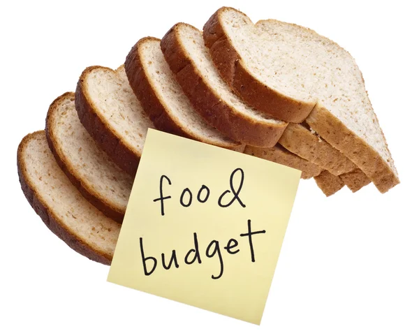 Voedsel begroting — Stockfoto