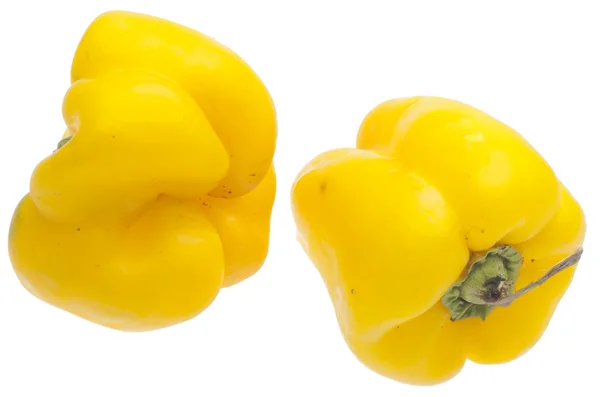 Organické žluté papriky — Stock fotografie