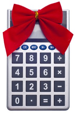 Calculating the Cost of the Holidays clipart