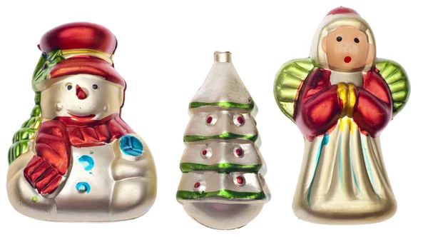 Group of Vintage Holiday Ornaments — Stock Photo, Image