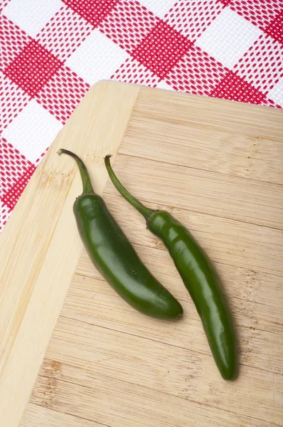 Pair of Jalapeno Peppers — Stock Photo, Image