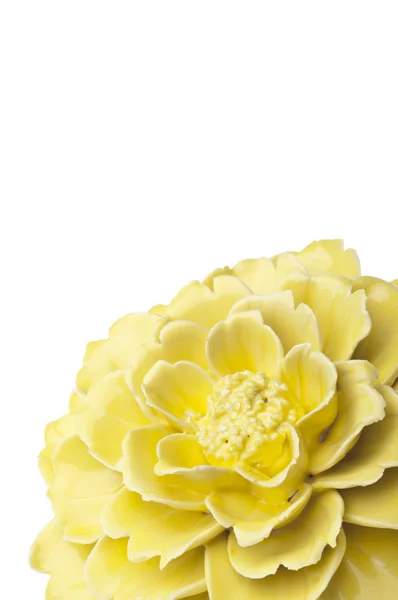 Keramische bloem decoratie — Stockfoto