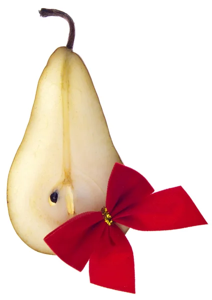 Holiday Pear Slice — Stock Photo, Image