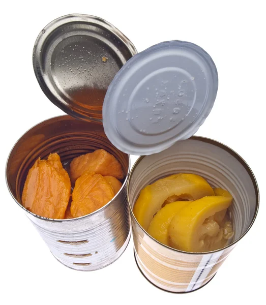 Canned Yams and Squash — Stock Photo, Image
