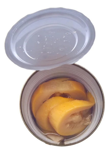 Żółty squash w puszkach — Zdjęcie stockowe