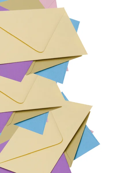 Pile of Bright Envelopes — Stock Photo, Image