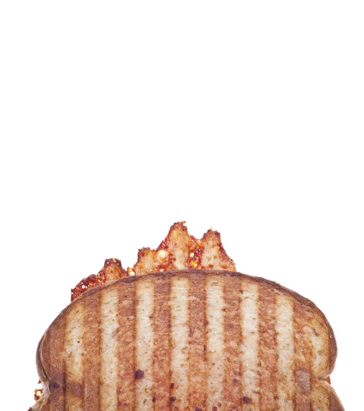 Rostade ostsmörgås med ost DROPP — Stockfoto