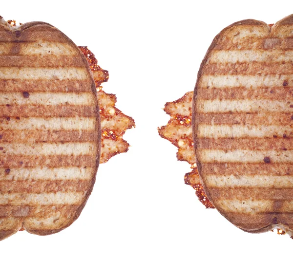 Geroosterde kaas sandwich met kaas infuus — Stockfoto