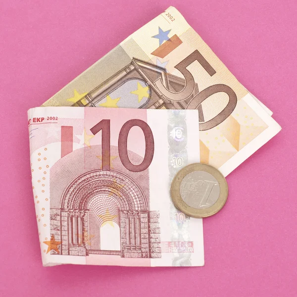 Moeda Euro com um toque moderno — Fotografia de Stock