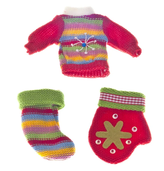 Set of Warm Winter Clothing — Stock Photo, Image