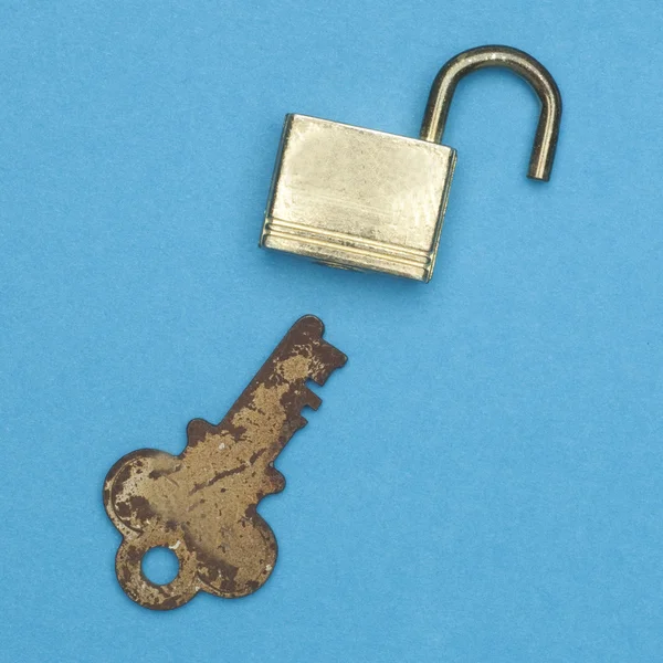 자물쇠와 열쇠 — 스톡 사진