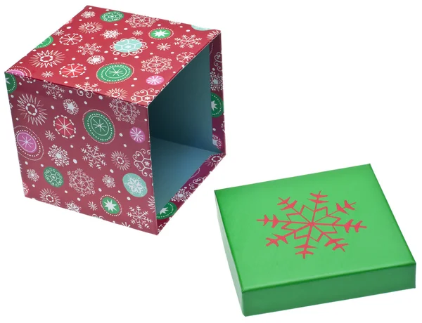 Geschenkbox für Feiertage öffnen — Stockfoto