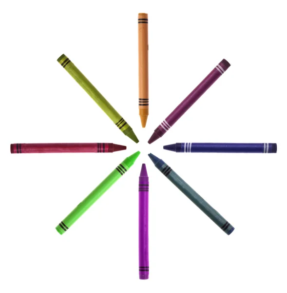 Vibrant Crayon Back to School Image — Stock Photo, Image