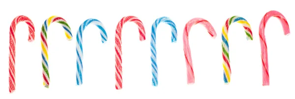 Variety of Candy Cane Candies — Stock Photo, Image