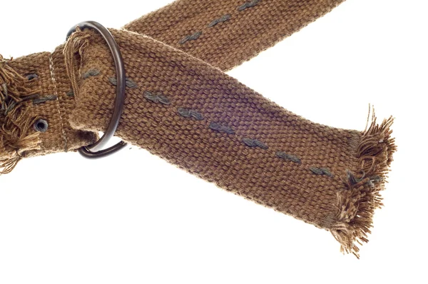 Cinturão Grungy com bordas desgastadas — Fotografia de Stock
