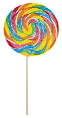 Rainbow Lolly Pop clipart