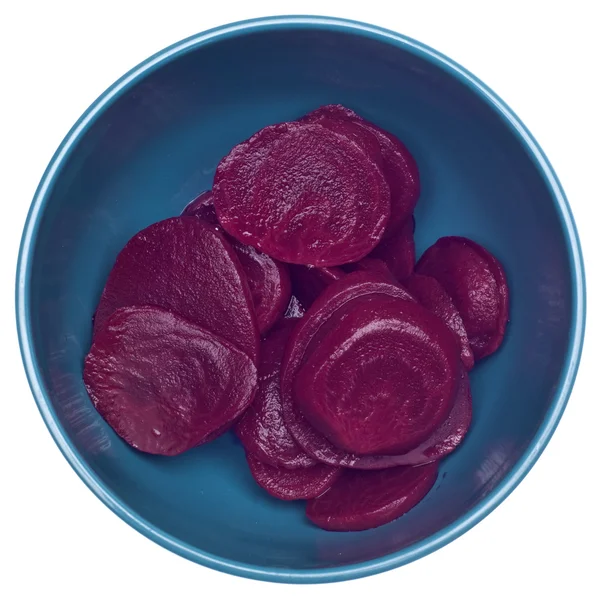 Bowl of Canned Beets — Stock Photo, Image