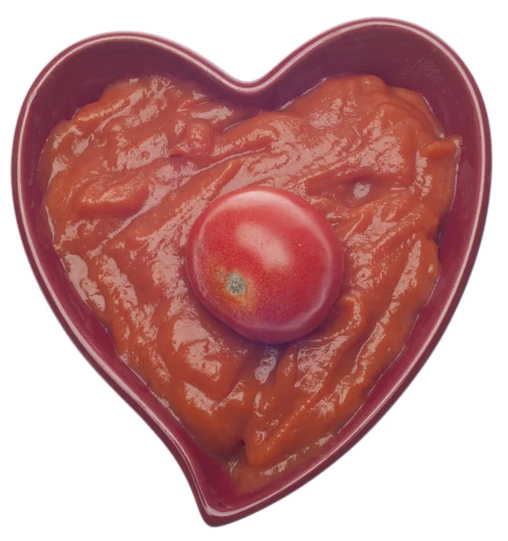 Sopa de tomate enlatado — Fotografia de Stock