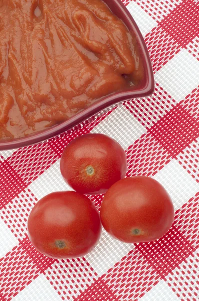 Corazón Sopa Tomate Enlatado Concepto Comida Saludable —  Fotos de Stock