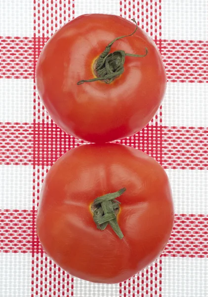 Ζευγάρι φρέσκες ντομάτες — Φωτογραφία Αρχείου