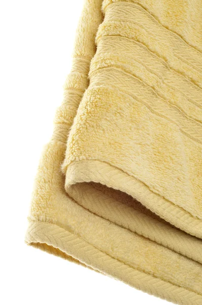 Пограничное полотенце с желтой кухней — стоковое фото
