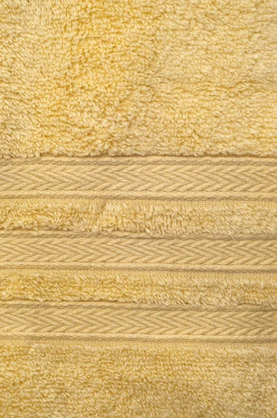 黄色厨房菜毛巾背景纹理图像 — 图库照片