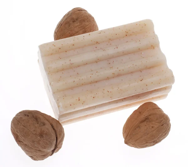Walnut Soap — Stock Photo, Image