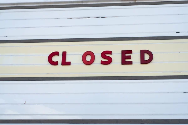 stock image Closed Movie Theater Sign