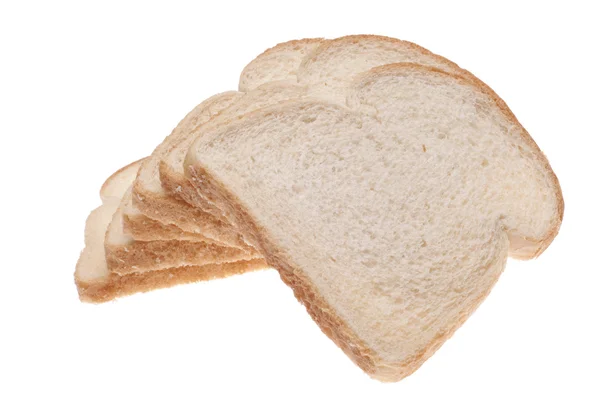 Pila di pane bianco — Foto Stock