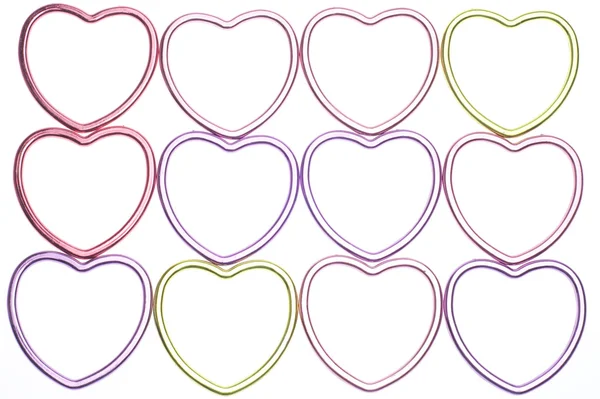 Μεταλλική Καρδιά Υφή Μοτίβο Αφηρημένο Φόντο Λευκό — Φωτογραφία Αρχείου