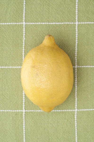 Citronová Šťáva Zelenou Kuchyň Ručník Pozadí — Stock fotografie