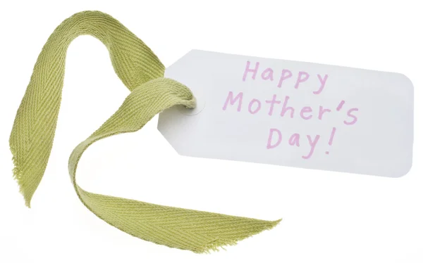 Šťastný den matek dárek Tag — Stock fotografie