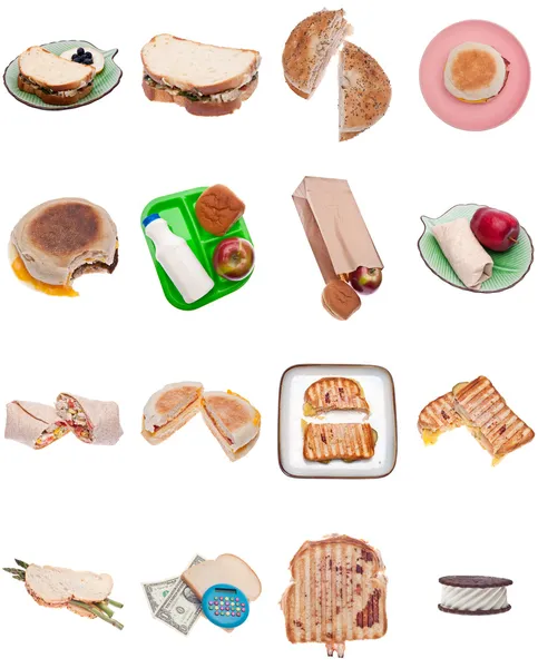 Collectie van broodjes — Stockfoto
