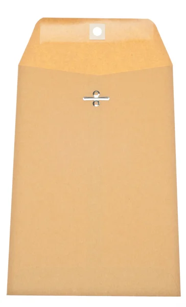 Açık kahverengi iş zarfı — Stok fotoğraf