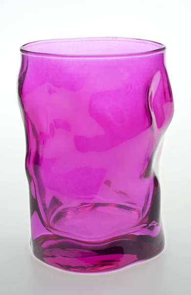 Élénk rózsaszín üvegáru — Stock Fotó