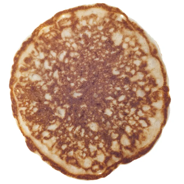 Modern Close Pancake Fundo Verde Vibrante — Fotografia de Stock