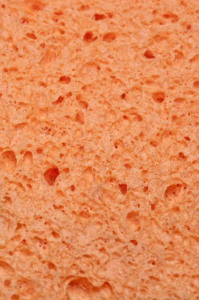 Narancssárga Szivacs Textúra Kép Középpontjában — Stock Fotó
