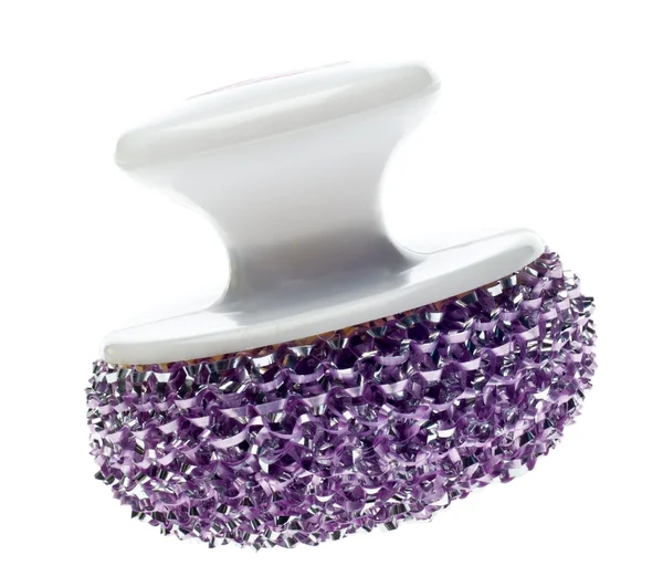 Чистка кисточкой вибрирующего фиолетового китча — стоковое фото