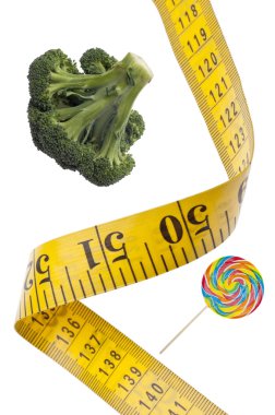 Measuring Tape Diet Health Concept clipart