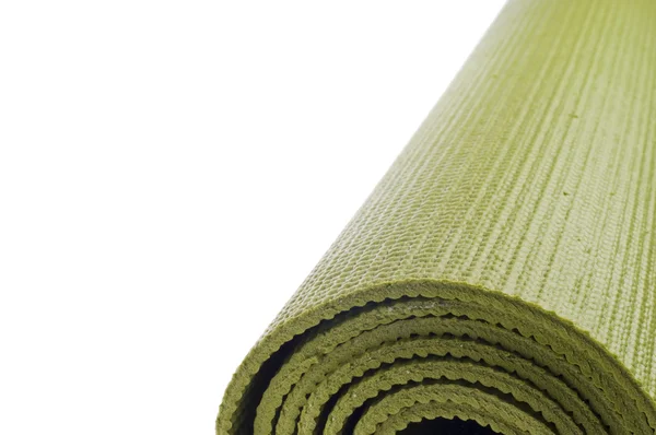 Rolled Yoga Mat Border Background — Stock Photo, Image
